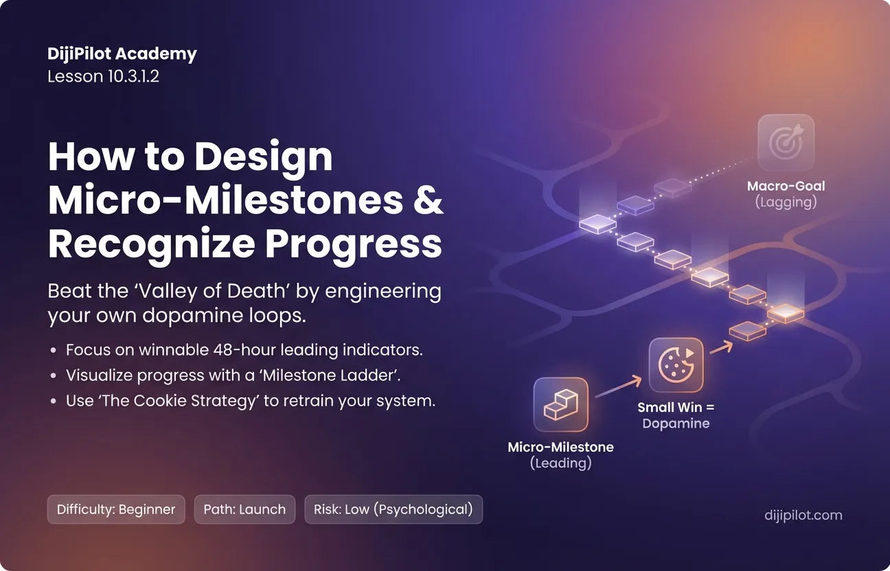 10.3.1.2 - How to Design Micro-Milestones and Recognize Progress (Difficulty: Beginner | Path: Launch)