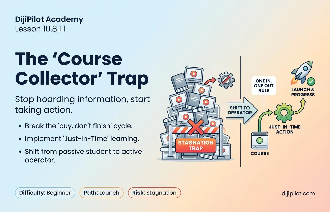 10.8.1.1 - The "Course Collector": Buying 5 courses and finishing none (Difficulty: Beginner | Path: Launch)