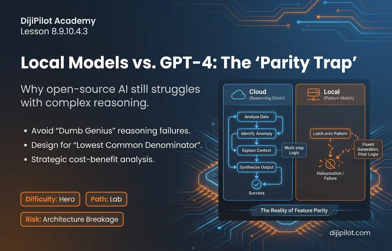 8.9.10.4.3 - Feature Parity: Why Local Models Still Lag Behind GPT-4 (Difficulty: Hero | Path: Lab)