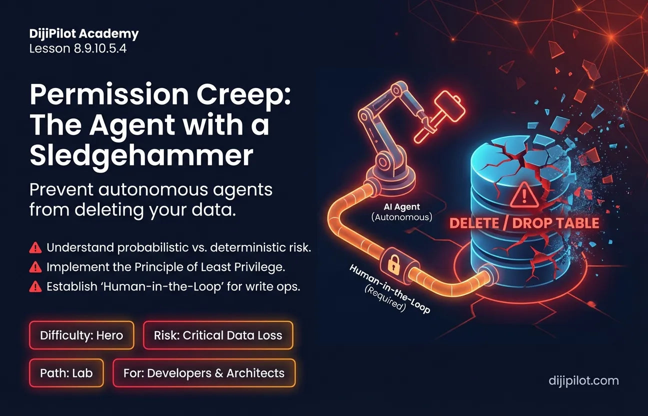 8.9.10.5.4 - Permission Creep: Granting Agents "Delete" Access to Databases (Difficulty: Hero | Path: Lab)