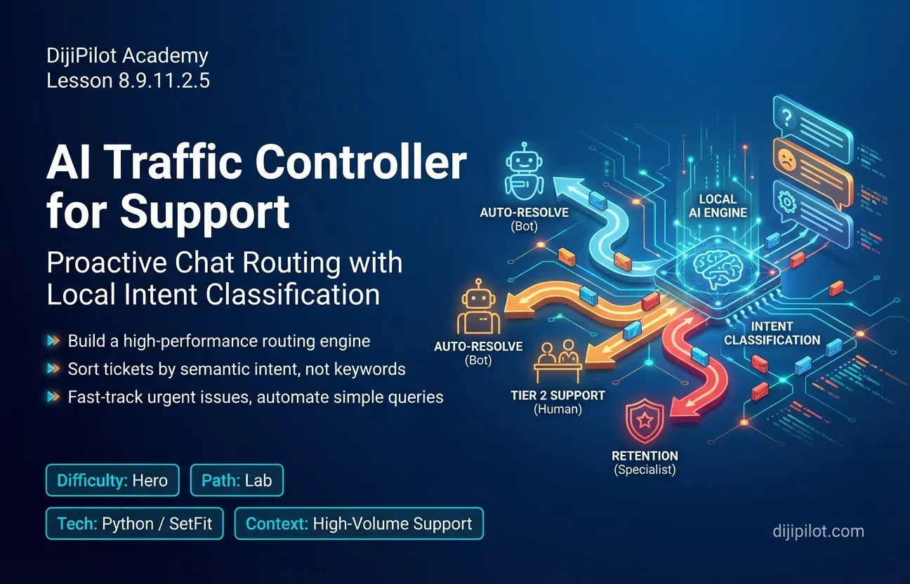 8.9.11.2.5 - Live Chat Routing & Intent Classification (Difficulty: Hero | Path: Lab)