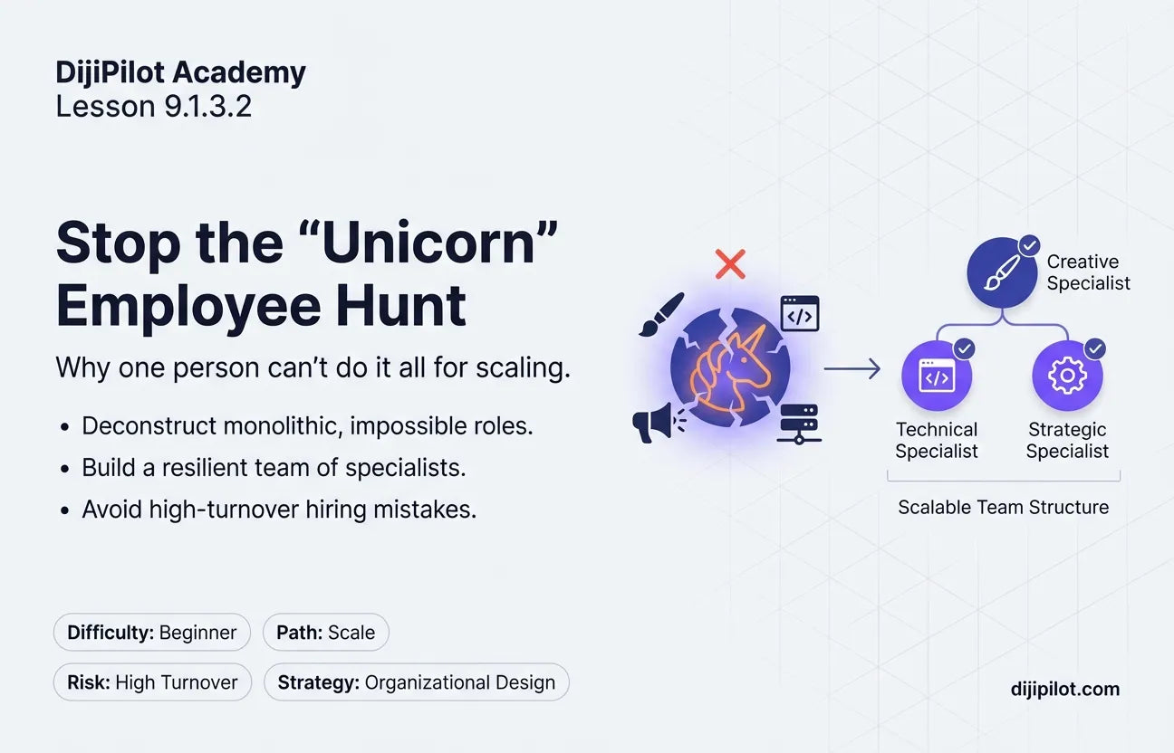 9.1.3.2 - Reality Check: The "Unicorn" Employee Myth (Difficulty: Beginner | Path: Scale)